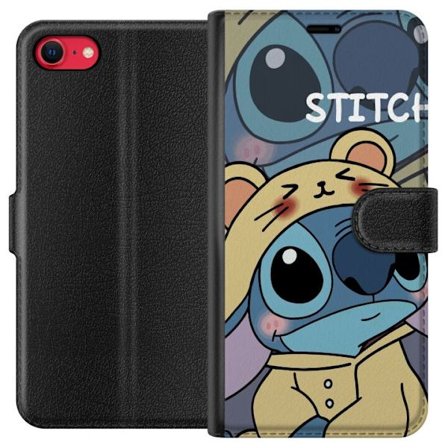 Yhteensopiva Lompakkokotelo Apple iPhone SE (2022) Stitch surffilauta söpö sininen avaruusolio Disney