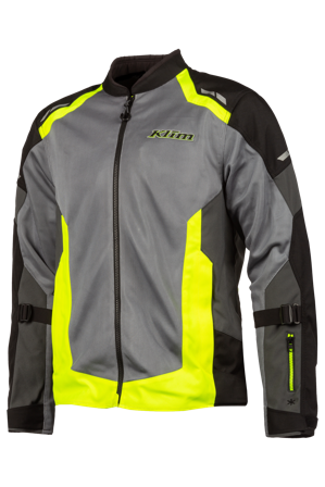 Motorradjacke Klim Induction Hi-Vis/Monument-Grau S