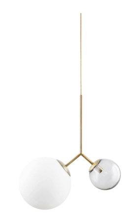 House Doctor Lampependel Twice, Hvit/Grå