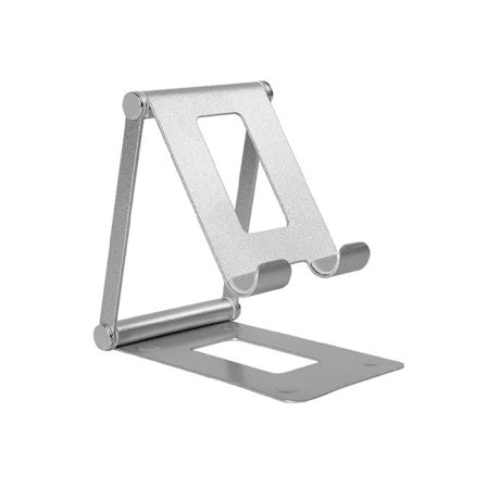 Metall Tabletthållare Skrivbord Mobil Bord Vikbar Förlängning Skrivbord Mobiltelefonhållare IPhone IPad Ställ Justerbara Ställ~04922