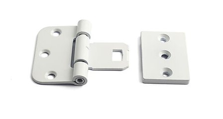 HABO DØRHENGSEL SNAP-IN 2465 HVIT