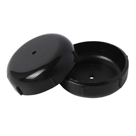 (36 Pack Svart) 1-1/2" Smidesjärns Stolbensskydd och