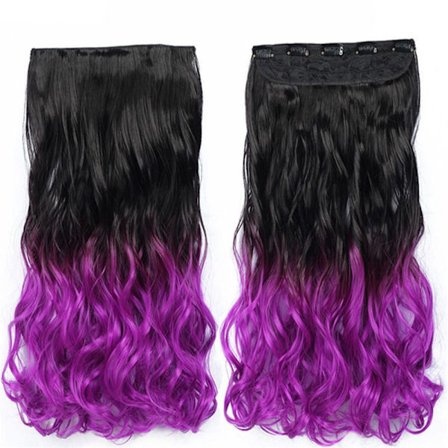 Parykk stykke farge krøllete hår stykke STIL 8 STIL 8