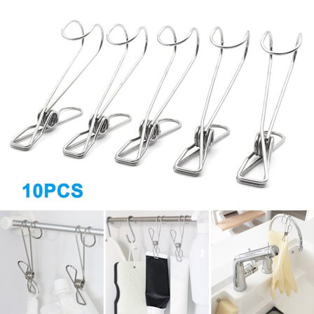 Klädnypor i rostfritt stål Multifunktionella slitstarka metallklämmor för klädfilt