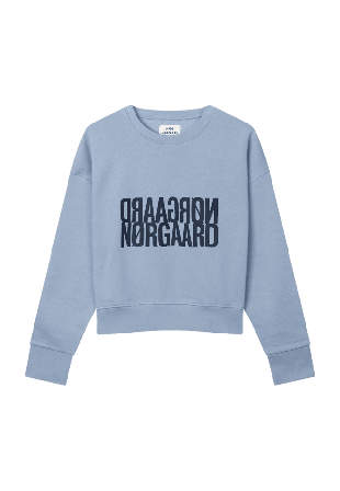 Mads Nørgaard Original Sweat Tilvina Sweatshirt Hoodies & sweatshirts Dam Blå XS