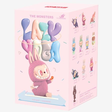 POP Mart The Monsters Lazy Yoga Series Figures Vinyl Plush Blind Box