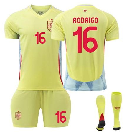 Espanjan vieraspaita (RODRIGO #16) 2024-2025 miesten kulta M No.16