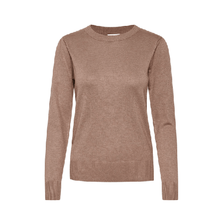Saint Tropez Mila Sweater Tröjor Dam Brun XS