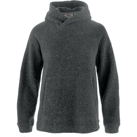 Fjällräven Women's Kaitum Hoodie in Dark Grey | Size: 2XS, Wool/Polyamide/Polyester