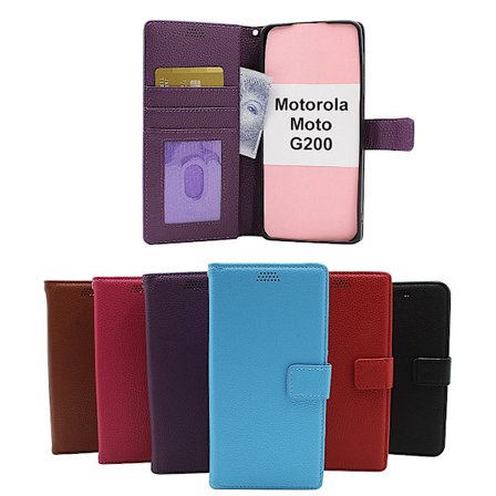 New Standcase Wallet Motorola Moto G200