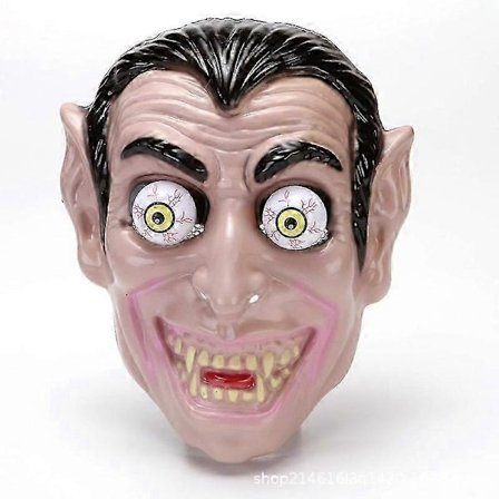 Halloween Zombie Maske for Voksne - 3D Maske | Pustende Skummel Halloween Maske for Fest | Spøkelse Skumle Halloween Masker for Voksne