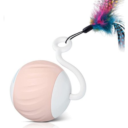 Kat legetøj interaktivt katte legetøj til indendørs katte automatisk bevægende kat bold legetøj LED