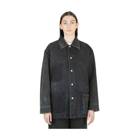 Maison Margiela Jacka svart, Dam, Dam, Storlek: XS