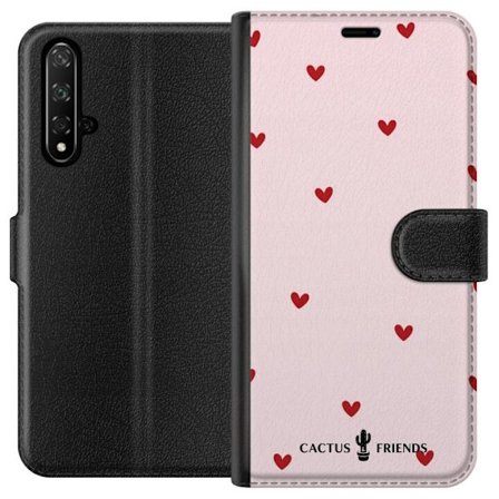 Kompatibelt Lommeboketui til Honor Honor 20 Cactus and Friends – HeartSprinkle