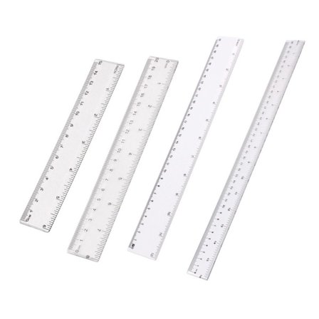 6 tommer 8 tommer 12 tommer 16 tommer rett linjal Skala linjal