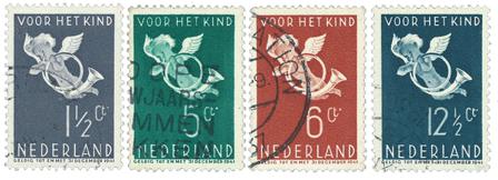 Holland 1936 - NVPH 289-92 - Stemplet