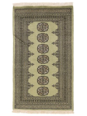 Pakistan Bokhara 2Ply Rug Hand Knotted 76X131 Dark Yellow/Black Pakistan