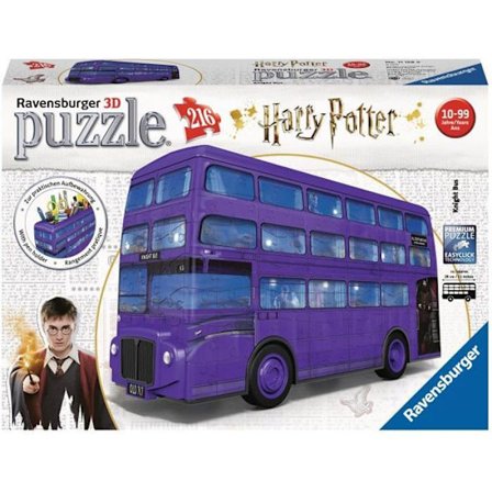 RAVENSBURGER - Harry Potter Puzzle 3D Magicobus 216 bitar