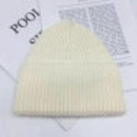 Varm vinterstickad mössa för damer, ull, höst, herr, spetsig tröja i koreansk stil unisex Beige (without label) M