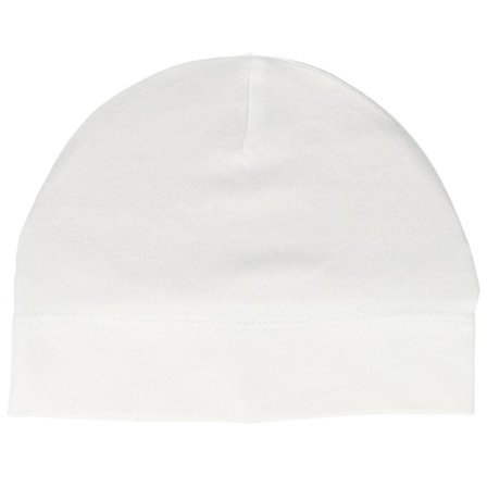 Babybugz - Vit traditionalbeanie Beanie - Kids White Baby Beanie @ Hatstore