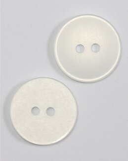 Knapp hvit 15 mm - New Old Company