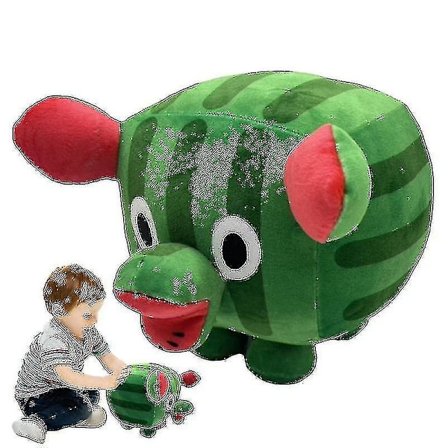 Pet Simulator X Plussjdyr Stuffet Dyr Titanic Hippomelon Vannmelon Dukke Baby Sovepute Gutt