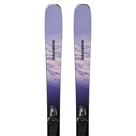 Salomon - Women's All-Mountain Ski Package Stance 84 (and M11) - Sweet Lavender / Bleached Denim / Fairy Tale