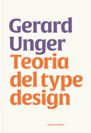 Teoria del type design Gerard Unger
