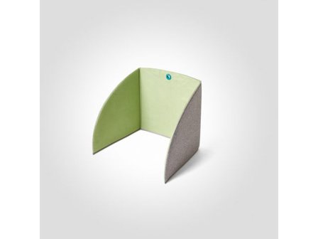 MATTING Bordsskärm 80 cm, grön - Lyreco - Skolmöbler och inredning - Ljudabsorbenter - Bordskärmar