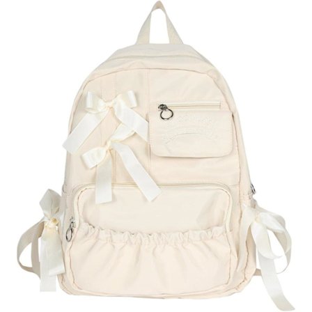 Sød skoletaske rygsæk med sløjfer til daglig brug Kawaii Aesthetic_TF_TF
