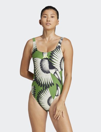 adidas Performance Farm Swimsuit - Green - 36