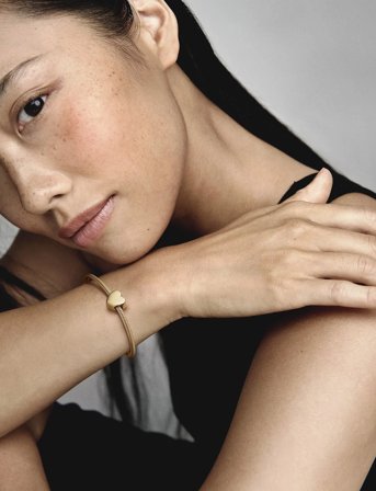 Pandora Engravable Heart 14K Gold-Plated Charm - Gold - ONE SIZE