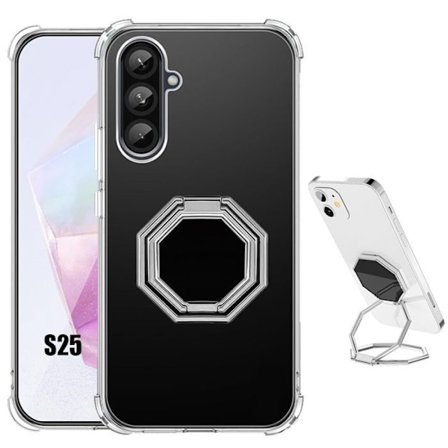 Coque för Samsung Galaxy S25 - Skydd med Justerbart Oktogonalt Stöd - BOOLING
