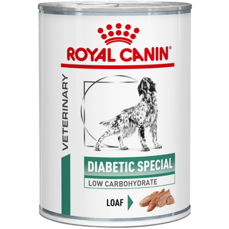 Royal Canin Veterinary Diets Dog - Weight Management Diabetic Special Low Carbohydrate Loaf Våtfôr til hund 12 x 410 g - Hund - Hundefôr & hundemat - 