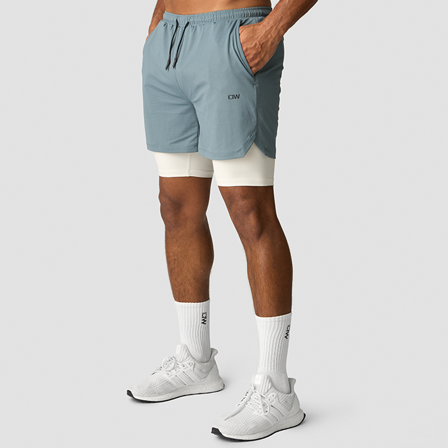 ICANIWILL Stride 2-in-1 Shorts, Racing Blue