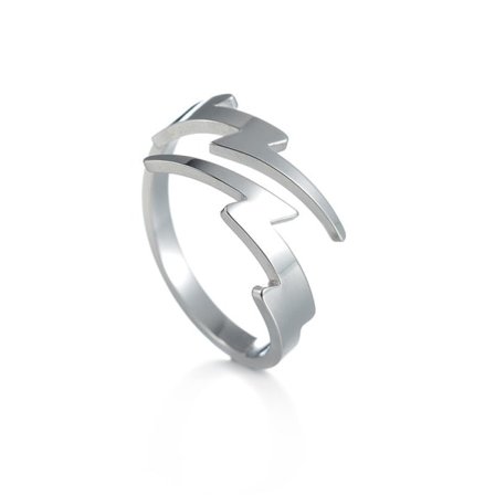 Damring, silver 925 – tunn justerbar ring storlek 7