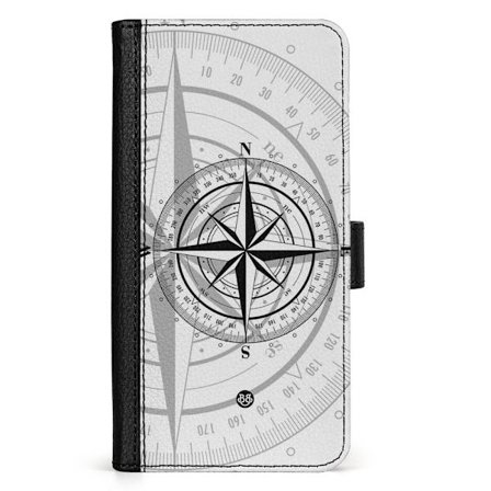 Bjornberry iPhone 15 Fodral - Kompass Vit