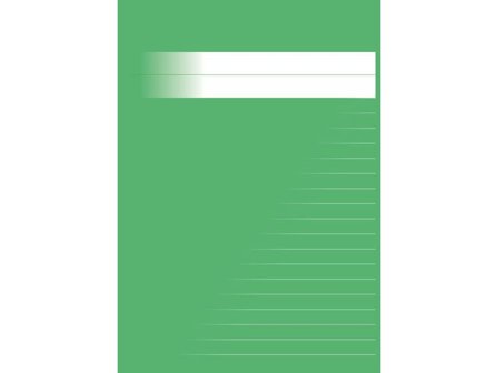 Skrivhäfte A5 olinj/linj. 8,5mm grön - Lyreco - Skola och förskola - Förbrukning skola häften - Skrivhäften