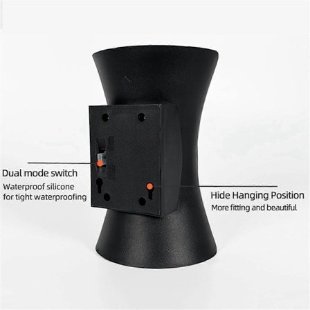 Aurinkokennoilla toimiva LED-seinävalaisin, jossa on liiketunnistin, perheen koristevalo, seinä, patio, käytävä, ulkoseinävalaisin