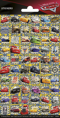 Klistermärke Cars / Bilar mini 60 stycken - Bilar Kalas Dekoration - Kalaslagret.se