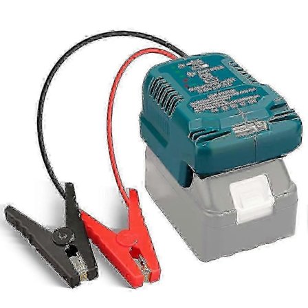 Startkablar Startkit för 18V Batteri, Startadapter Bil Booster Kabel för Start av Bil med Verktyg