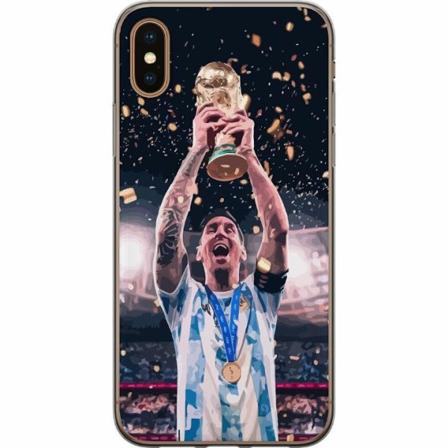 Apple Iphone X Genomskinligt Skal Messi