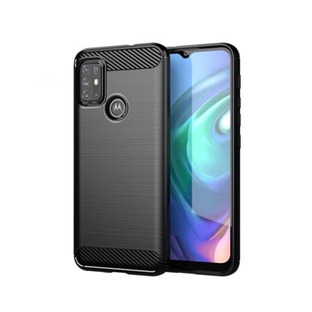 Motorola Moto G10 / G30 • Mobilskal • Kolfiber Design • Svart...