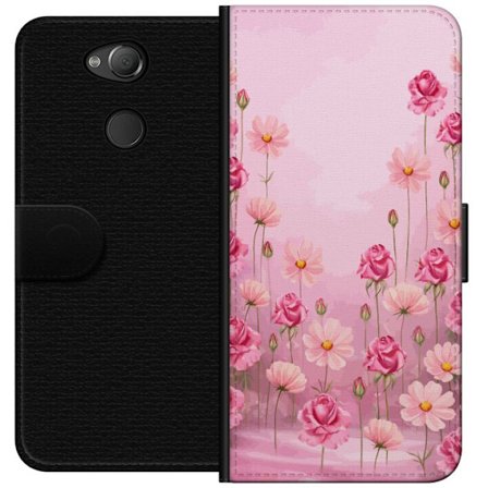 Kompatibelt Lommeboketui til Sony Xperia XA2 Petal Reverie Soft Blush