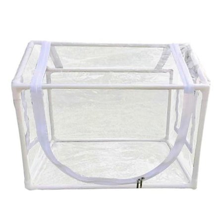 Bærbart Mini Drivhus med transparent PVC-dække, Oprulningsbar Frontdør og Nem Montering til Indendørs Brug