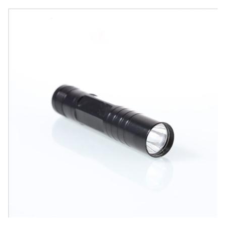 1-delt LED-lommelyktsett - Lommelykt med skinnende håndtak for arbeidssykling Camping Lesing Gåing Fotturer(Batterier ikke inkludert)