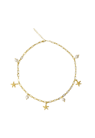 Caroline Svedbom Sea Star Chain Necklace Halsband Dam Guld ONESIZE