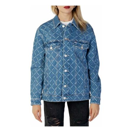 Tommy Jeans Denim Jakke Blå, Dame