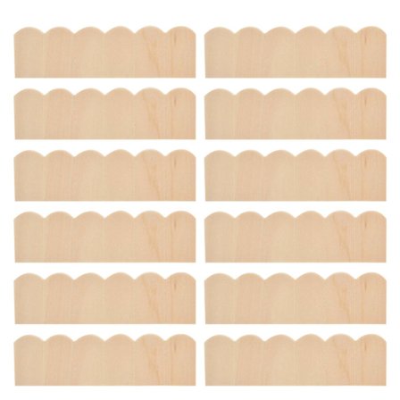 12 stk. 1 12 Dukkehus Tre Shingel Miniatyr Takstein Dekorasjonstilbehør