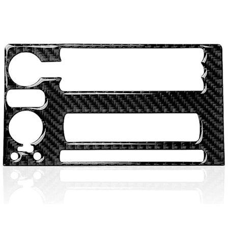 Keskimmäisen ilmastointiaukon suojuksen koristetarra Chevrolet Corvette C6 05-07 VWS -malliin